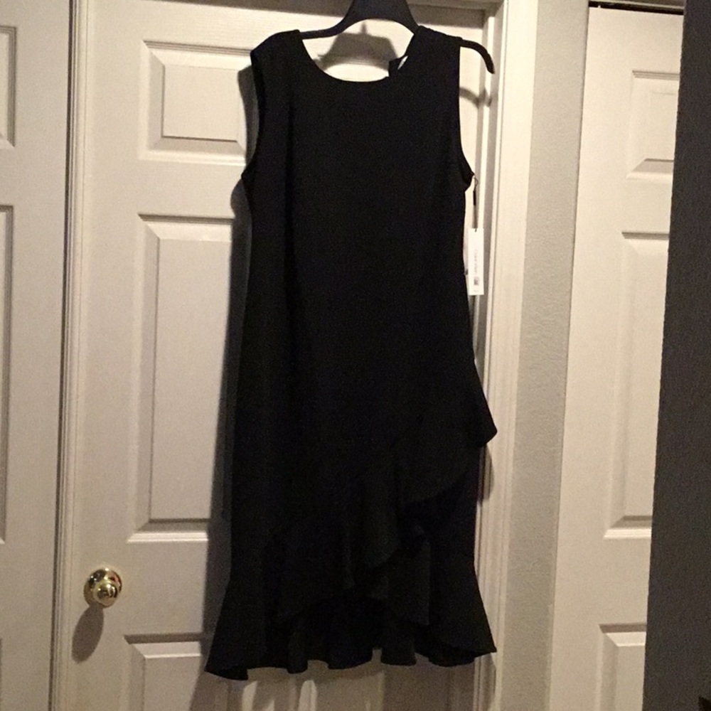 NWT Calvin Klein midi dress with flair.